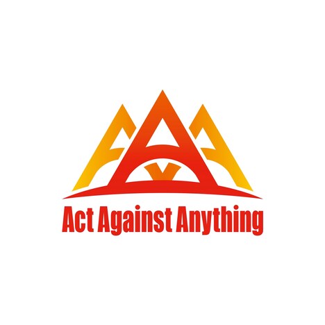 「Act Against Anything」ロゴ