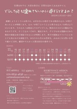 劇団やりたかった 第20回公演「どうして何も壊れてないのに直そうとするの？」チラシ裏