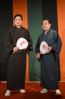 左から松本幸四郎、中村鴈治郎。