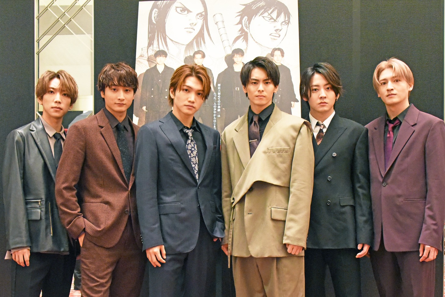 左から鈴木大河、小関裕太、三浦宏規、高野洸、牧島輝、神里優希。