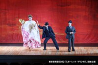 東京芸術祭2022 芸劇オータムセレクション ルーマニア国立ラドゥ・スタンカ劇場「スカーレット・プリンセス The Scarlet Princess」より。（撮影：後藤敦司）