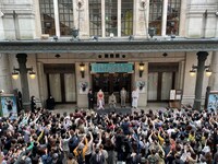 「日本怪談歌舞伎（Jホラーかぶき）貞子×皿屋敷」劇場前イベントの様子。