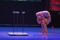 「ハンド・バランシング＆コントーション」のパフォーマンス。