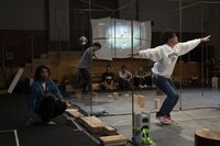 Kansai Studies dot architects ＆ 和田ながら「うみからよどみ、おうみへバック往来」より。（撮影：守屋友樹）