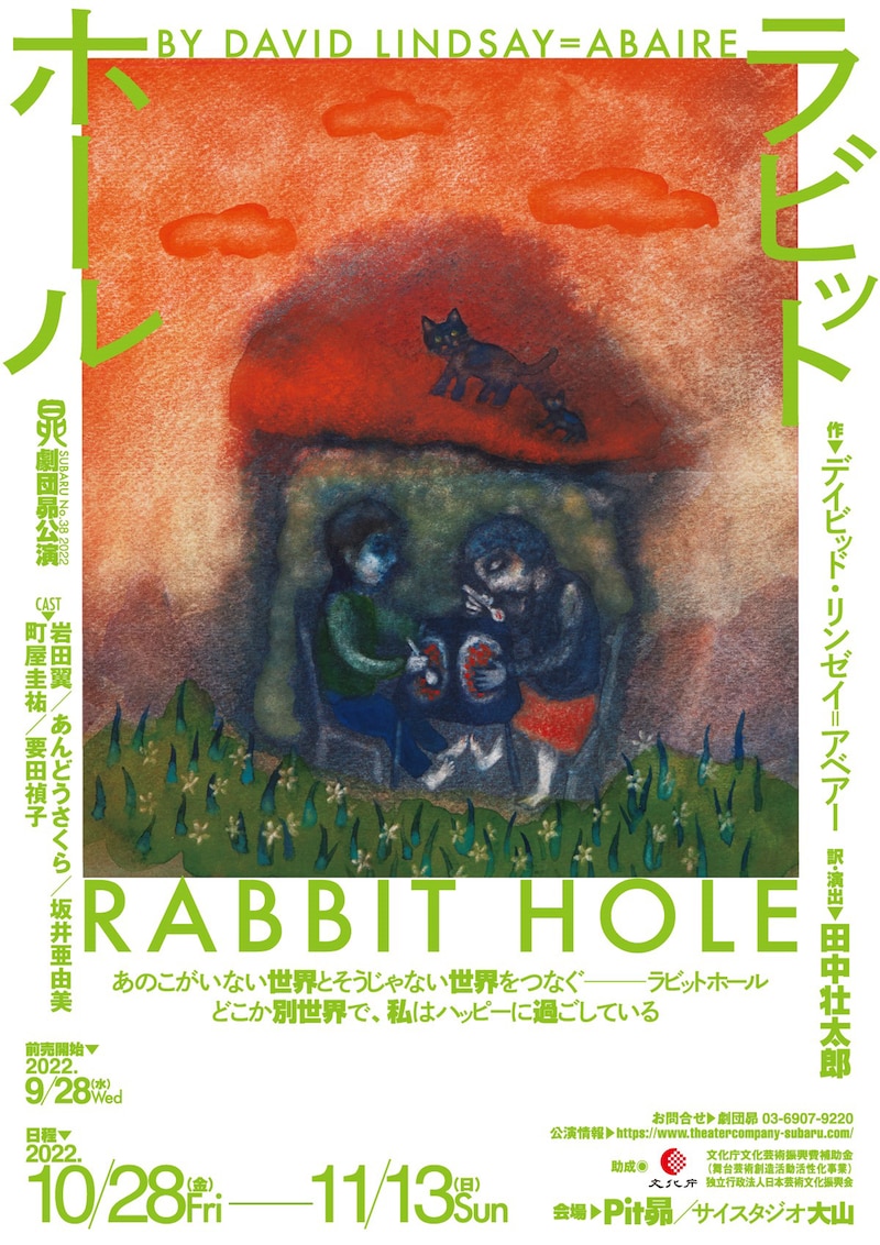 劇団昴「ラビットホール」チラシ表