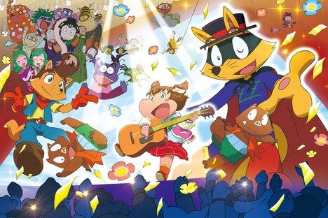 劇場アニメ「映画かいけつゾロリ ラララ♪スターたんじょう」メインビジュアル