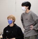 左から木原瑠生、坂田隆一郎。