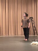 東京芸術祭 2022 芸劇オータムセレクション「となり街の知らない踊り子」稽古の様子。