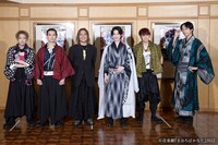 左から廣野凌大、松田凌、西田大輔、阪本奨悟、糸川耀士郎、和合真一。