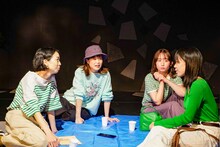 ムニ「ことばにない」より。（撮影：上原愛）