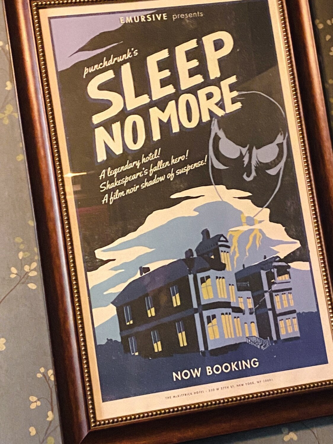シックなポスターも素敵な「スリープ・ノー・モア」。