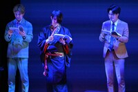 朗読劇「妖奇庵夜話 その探偵、人にあらず」より。（撮影：平原克彦）