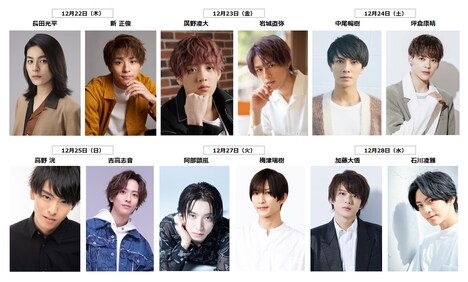 クリスマス☆リーディングステージ「クリスマス・イブのおはなし」日替わりキャスト