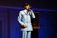 ミュージカル「バンズ・ヴィジット 迷子の警察音楽隊」製作発表より。