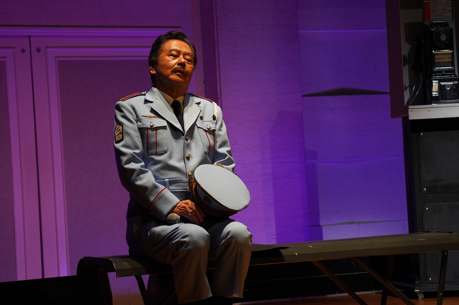 ミュージカル「バンズ・ヴィジット 迷子の警察音楽隊」製作発表より。