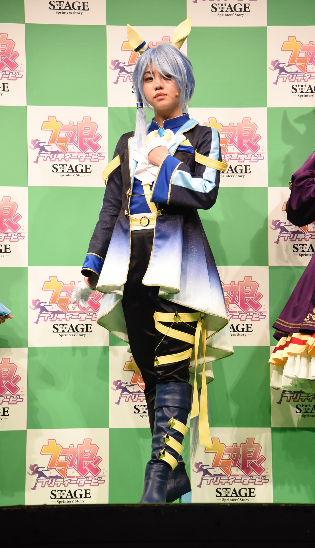 ケイエスミラクル役の佐藤日向。