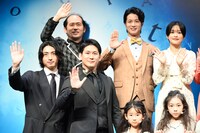 ミュージカル「マチルダ」製作発表の様子。