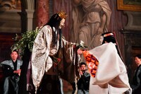 能「復活のキリスト」バチカン公演より。