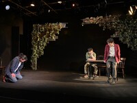 ラボチプロデュース ぷらすのと☆えれき「沼部、陸へ上がる」大阪公演より。