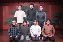 極東退屈道場 #012「クロスロード」のキャストと林慎一郎。