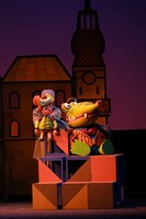 人形劇団プーク「わにがまちにやってきた」より。