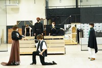 ミュージカル「キングアーサー」稽古の様子。（撮影：田中亜紀）