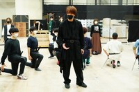 ミュージカル「キングアーサー」稽古の様子。（撮影：田中亜紀）