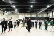 ミュージカル「キングアーサー」稽古の様子。(撮影:田中亜紀)
