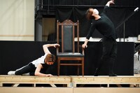 ミュージカル「キングアーサー」稽古の様子。（撮影：田中亜紀）