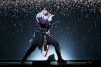 荒牧慶彦 俳優デビュー10周年記念公演「殺陣まつり～和風三国志～」より。