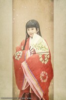 岡田六花扮する若紫。