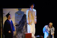 飛ぶ劇場「Q稿、猫のカツカザン事務所」より。（撮影：工藤頌子）