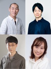 「君の知らない名作僕が教えるから 僕の知らない名作君が教えて2022」登壇者。左上から時計回りに山西惇、森下亮、小林春世、安井順平。