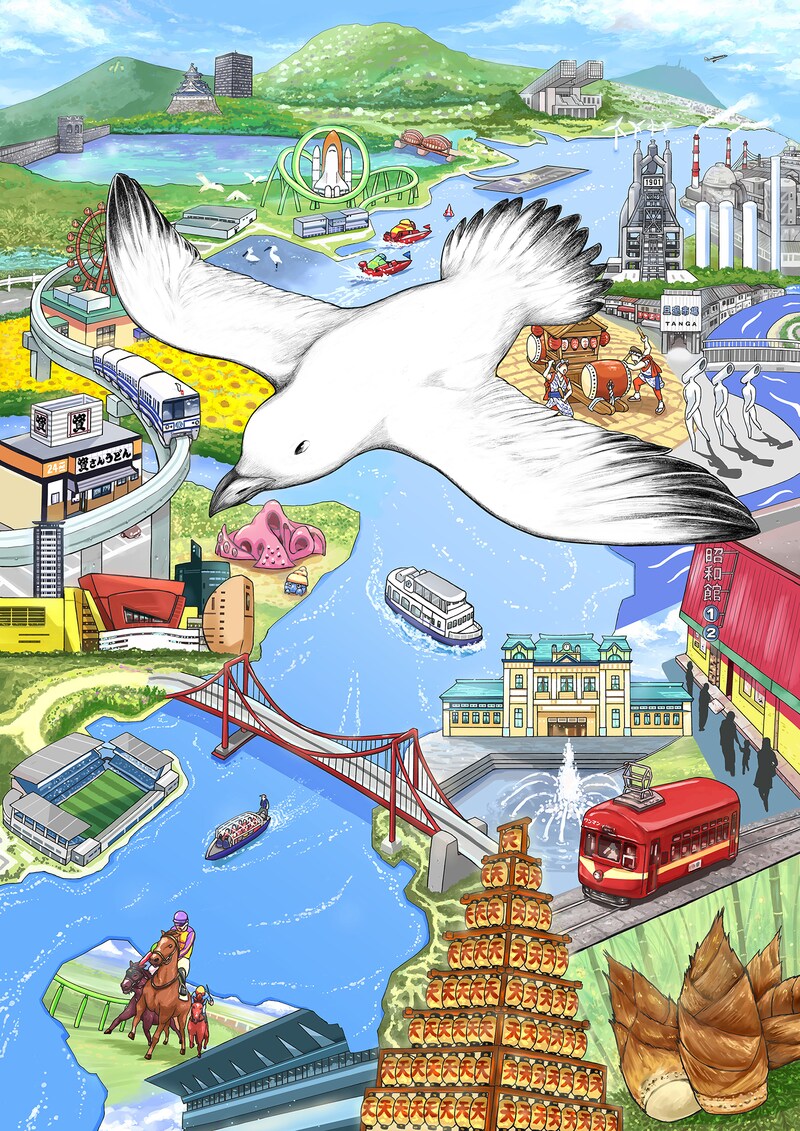 北九州芸術劇場+市民共同創作劇「君といつまでも～Re:北九州の記憶～」ビジュアル(c)渡辺明男