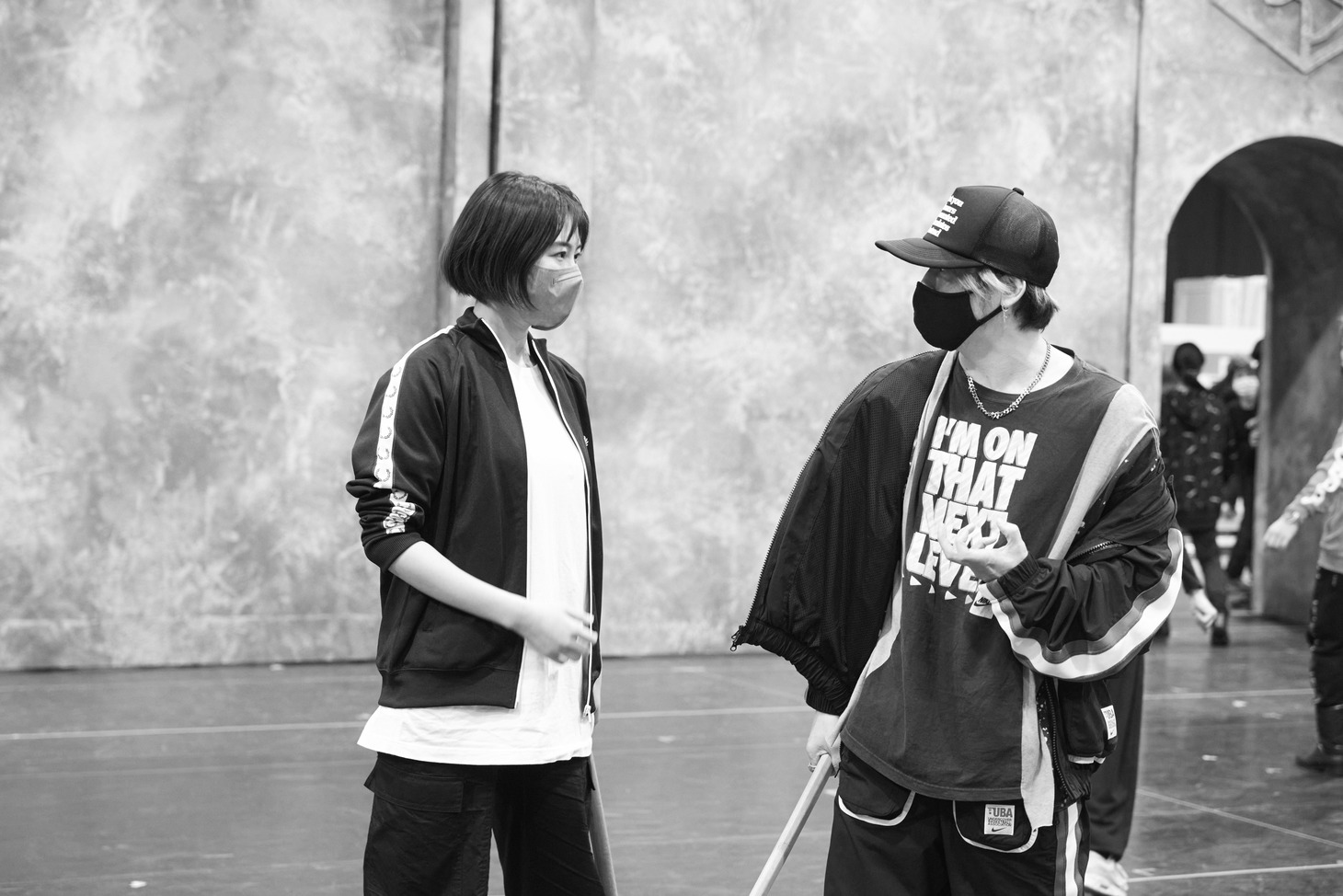 「『進撃の巨人』-the Musical-」稽古の様子。