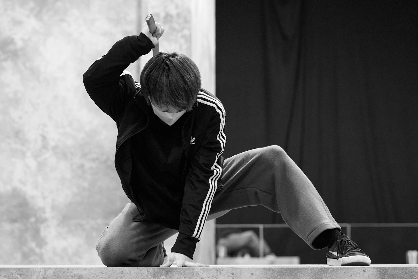 「『進撃の巨人』-the Musical-」稽古の様子。