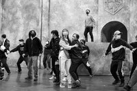 「『進撃の巨人』-the Musical-」稽古の様子。