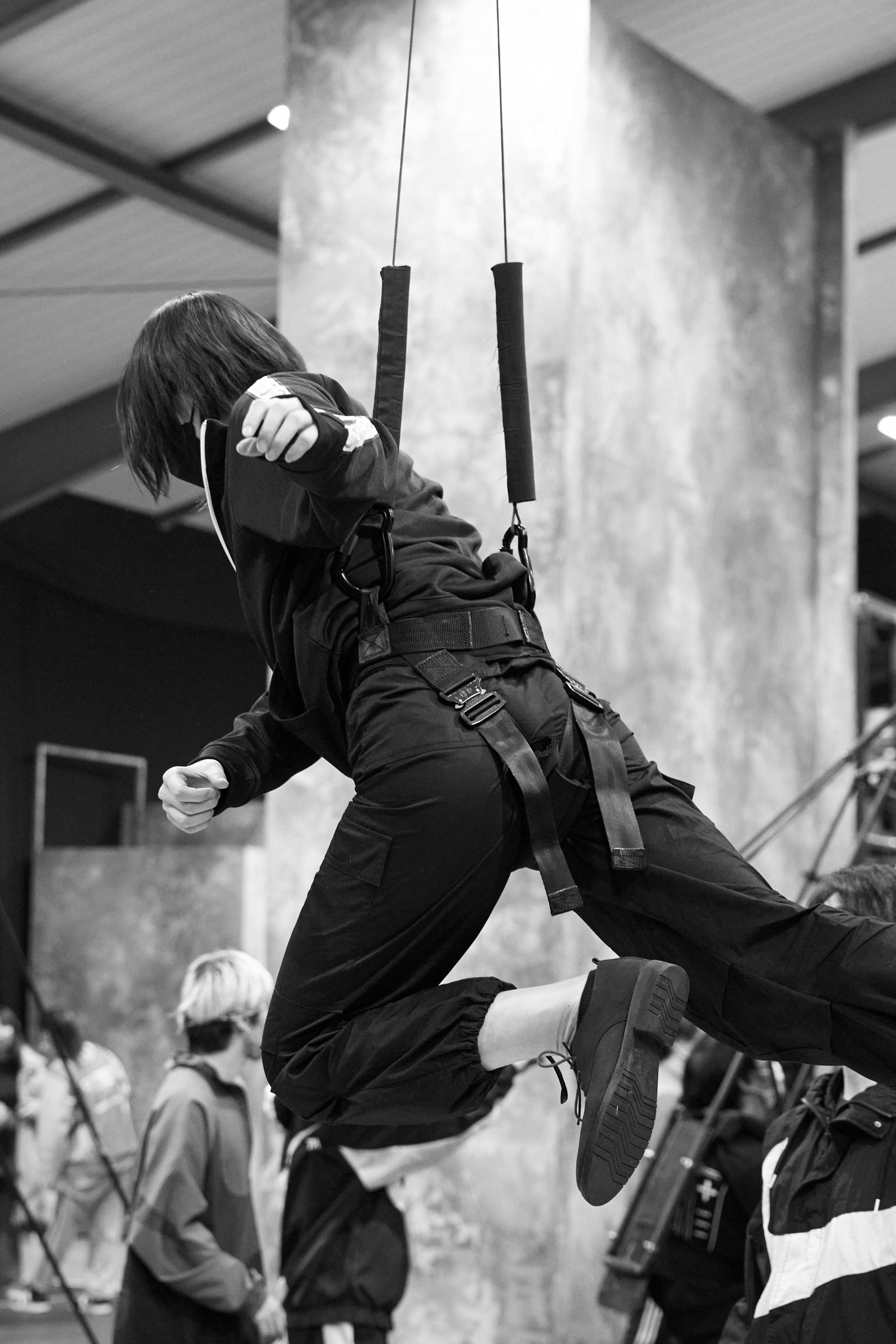 「『進撃の巨人』-the Musical-」稽古の様子。