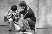 「『進撃の巨人』-the Musical-」稽古の様子。