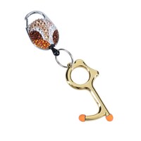 非接触キーホルダーゴールド