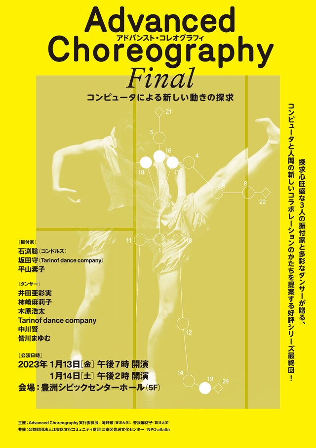 「Advanced Choreography FINAL」チラシ表
