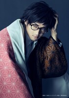 大石樹扮する田山花袋。