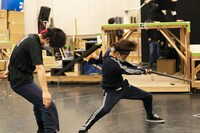 舞台「キングダム」稽古より。