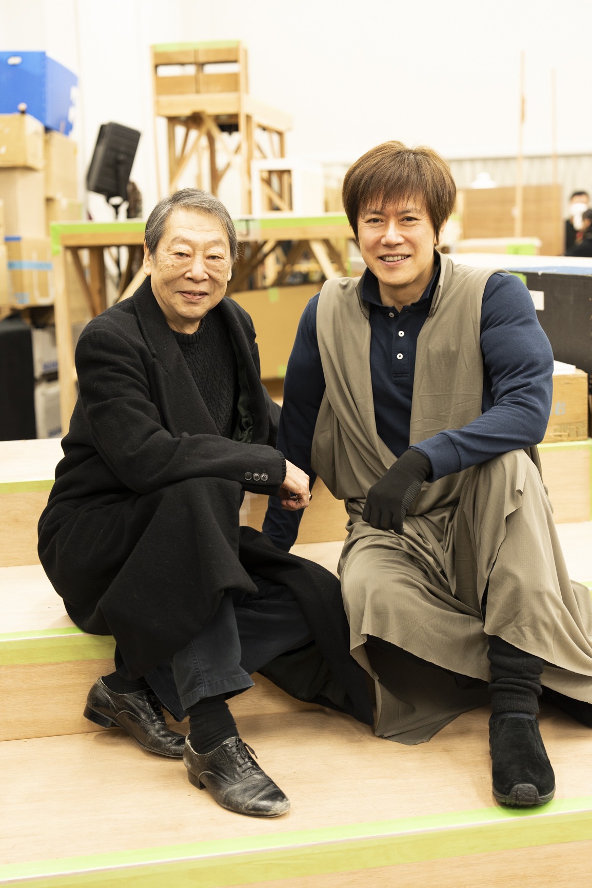 左から壤晴彦、山口祐一郎。