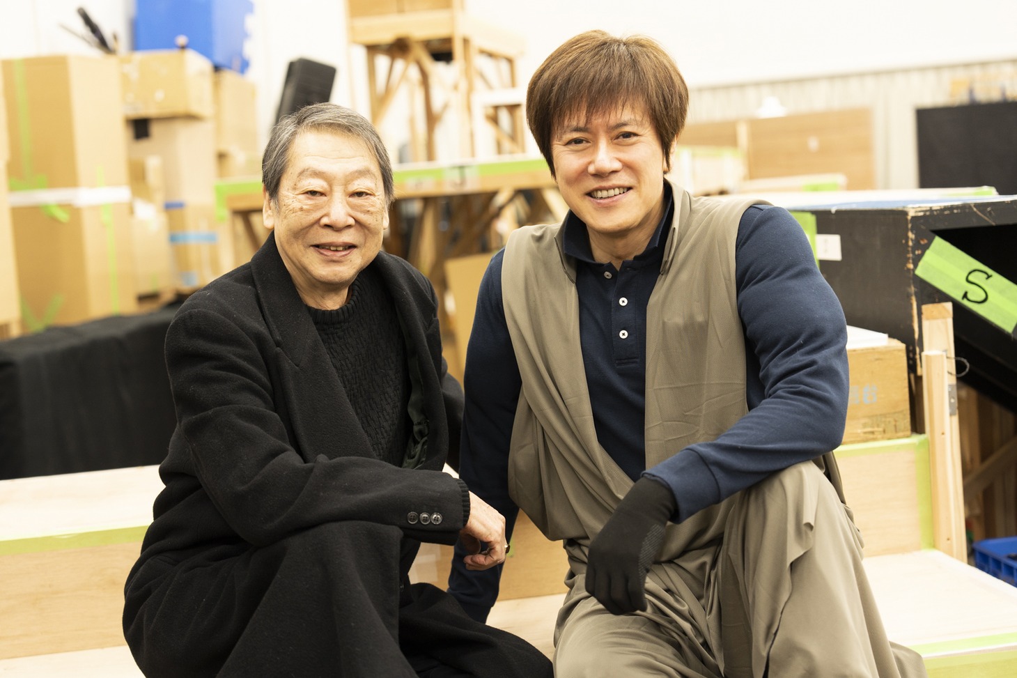 左から壤晴彦、山口祐一郎。