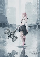 長谷川玲奈扮するフラミンゴ。