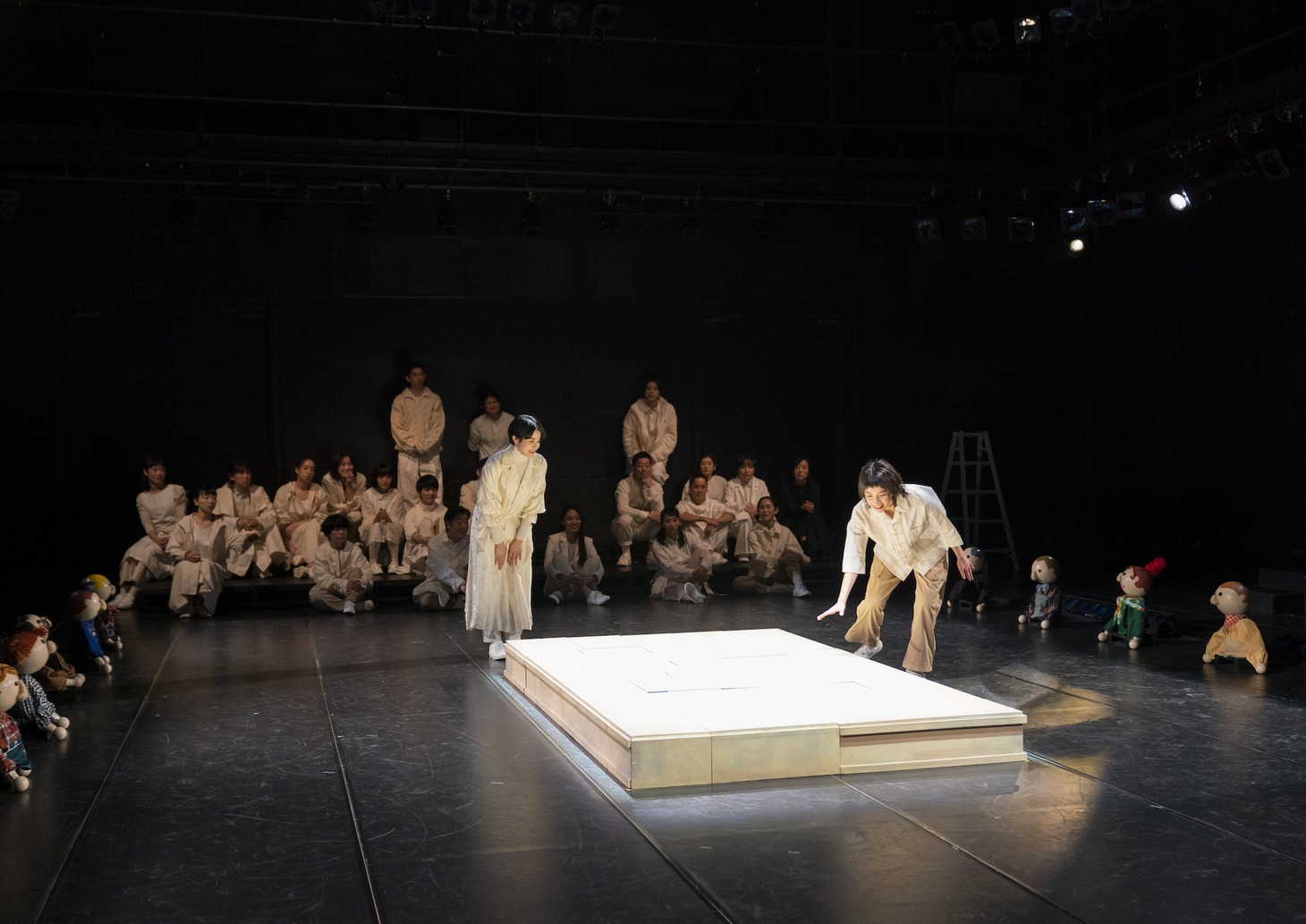 東京演劇道場 第二回公演「わが町」より。（撮影：引地信彦）