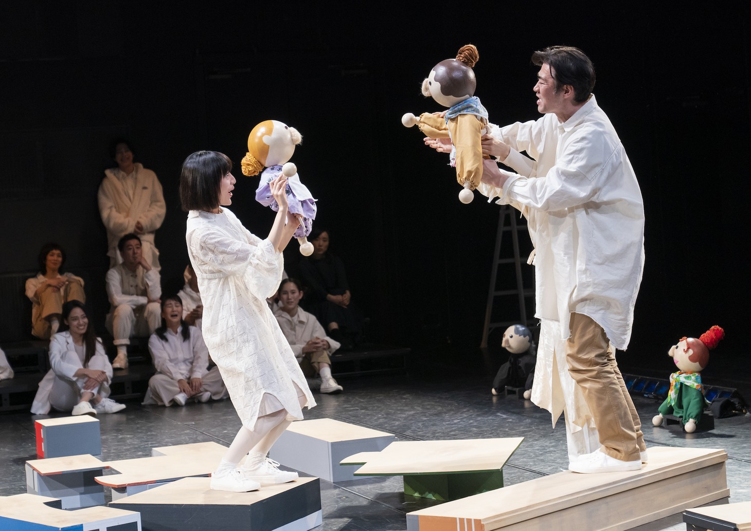 東京演劇道場 第二回公演「わが町」より。（撮影：引地信彦）