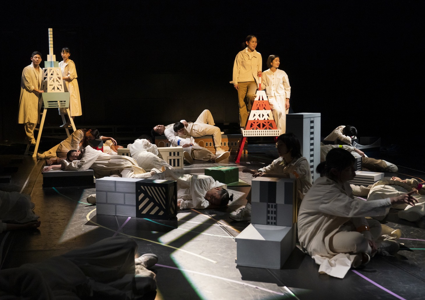 東京演劇道場 第二回公演「わが町」より。（撮影：引地信彦）