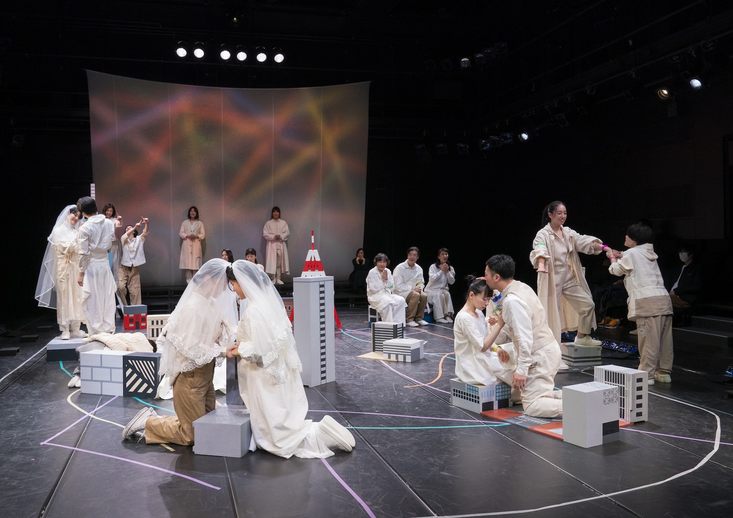東京演劇道場 第二回公演「わが町」より。（撮影：引地信彦）